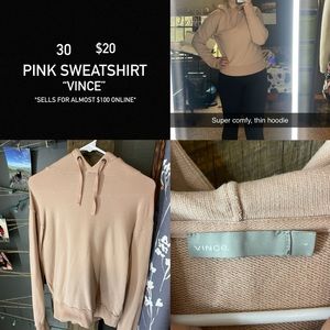 Pink Vince Sweatshirt